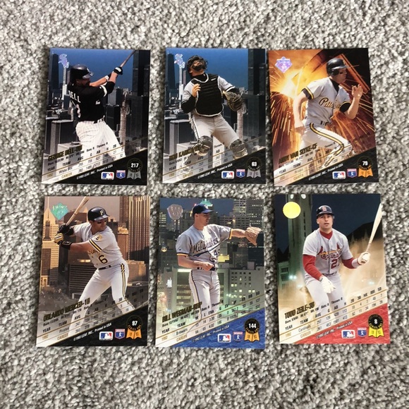 💕6 1993 leaf baseball cards - Picture 2 of 2